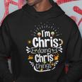 I'm Chris Doing Chris Things XmasBirthday Holiday Hoodie Funny Gifts