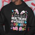 I'm The Healthcare Worker Bunny Bunny Ear Easter Hoodie Unique Gifts