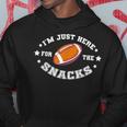 I'm Just Here For The Snacks League Fantasy Football Hoodie Unique Gifts