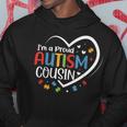 I'm A Proud Cousin Love Heart Autism Awareness Puzzle Hoodie Unique Gifts