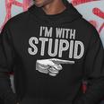 I'm With Stupid Couples Im With Stupid Hoodie Unique Gifts