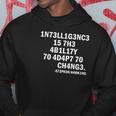 Intelligence Stephen Hawking Sweat à capuche Cadeaux drôles