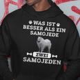 Was Ist Besser Als Ein Samoyed Zwei Samoyed Hoodie Lustige Geschenke