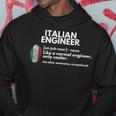 Italian Engineer Definition Italy Engineering Hoodie Unique Gifts