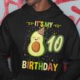 Its My 10Th Birthday Avocado Hoodie Unique Gifts
