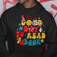 It's A Good Day To Read A Book Reading Day Cat Teachers Hoodie Unique Gifts