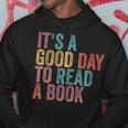 It's A Good Day To Read A Book Retro Vintage Hoodie Personalized Gifts