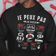 Je Peux Pas Je Dois Moto Gp Courses Motos Motard Humour Sweat à capuche Cadeaux drôles