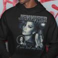 Jennifer Lopez Bootleg Portrait Black Hoodie Lustige Geschenke