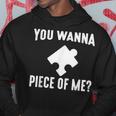 Jigsaw Puzzle Master Puzzle King Queen You Wanna Piece Of Me Hoodie Unique Gifts
