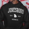 Jonesboro Georgia Ga Vintage Athletic Sports Hoodie Unique Gifts