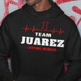 Juarez Surname Family Name Team Juarez Lifetime Member Hoodie Funny Gifts