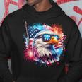 July 4Th Patriotic Bald Eagle Usa American Flag Fireworks Hoodie Unique Gifts