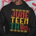 Junenth Freedom Independence 1865 Vintage Black History Hoodie Unique Gifts