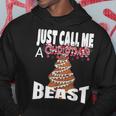 Just Call A Christmas Beast With Cute Ginger Tree Cookie Hoodie Unique Gifts