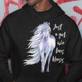 Just A Girl Who Loves Horses Horse Riding Women Hoodie Unique Gifts