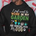 I Just Want To Work In My Garden And Hang Out Dogs Hoodie Personalized Gifts