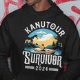 Kanufahrer Kanu Kanutour Survivor 2024 Hoodie Lustige Geschenke