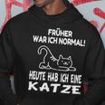 Katzen Sprüche Katze Papa Katzen Kapuzenpullover Lustige Geschenke