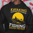 Kayaking Canoeing Kayak Angler Fishing Hoodie Unique Gifts