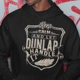 Keep Calm And Let Dunlap Handle It Family Name Vintage Hoodie Funny Gifts