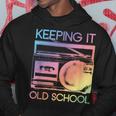 Keeping It Old School Retro 80S 90S Boombox Music Hoodie Unique Gifts