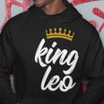King Leo Crown Zodiac Sign Birthday Hoodie Unique Gifts