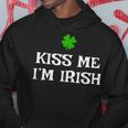 Kiss Me I'm Irish Saint Patrick Day Women Hoodie Unique Gifts