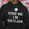 Kiss Me I'm Sicilian St Patrick's Day Irish Sicilia Hoodie Personalized Gifts