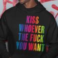 Kiss Whoever The Fuck You Want F Gay Pride Lgbt Hoodie Unique Gifts