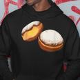 Krapfen Faschingskrapfen Berlin Pancakes Hoodie Lustige Geschenke