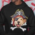 Labrador Pirate Jolly Roger Flag Skull Crossbones Hoodie Unique Gifts