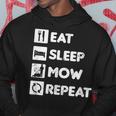 Lawn Care Eat Sleep Mow Repeat Hoodie Unique Gifts