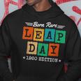 Leap Year 1980 Birthday Born Rare 1980 Leap Day Birthday Hoodie Unique Gifts