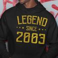 Legend Since 2003 Vintage 16 Yrs Old Bday 16Th Birthday Hoodie Unique Gifts