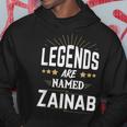 Legends Are Named Zainab Hoodie Funny Gifts