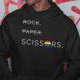 Lesbian Lgbt Pride Apparel Rock Paper Scissors Hoodie Unique Gifts