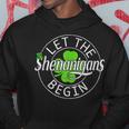 Let The Shenanigans Begin St Patrick's Day Women Hoodie Funny Gifts