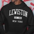 Lewiston New York Ny Js04 Vintage Athletic Sports Hoodie Unique Gifts