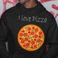 Liebe zur Pizza Grafik Hoodie, Unisex mit Pizza-Motiv Lustige Geschenke