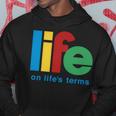 Life On Life's Terms Sobriety Recovery Aa Na Hoodie Unique Gifts