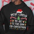 Most Likely To Go To The Gym On Christmas Family Party Joke Hoodie Unique Gifts