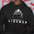 Lineman Vintage Football Offensive Defensive Lineman Hoodie Lustige Geschenke