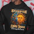 Little Rock Arkansas 2024 Total Solar Eclipse Souvenir Hoodie Unique Gifts