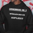 Lohnerregelel No 2 Cool For Wages And Farmers Hoodie Lustige Geschenke