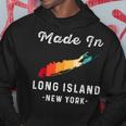 Long Island Ny Souvenir Native Long Islander Map Vintage Hoodie Unique Gifts