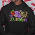 Louisiana Mardi Gras New Orleans Alligator Pelican Crawfish Hoodie Unique Gifts