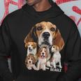 I Love My Beagle Dog Themed Beagle Lover Hoodie Unique Gifts