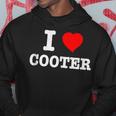 I Love Cooter Heart Cooter Lover Hoodie Funny Gifts