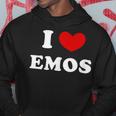 I Love Emos I Love Emos Kapuzenpullover Lustige Geschenke